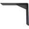 Ekena Millwork Countertop Support Steel Heavy Duty Bracket w/ Gusset, Powder Coated Black 2 1/2"W x 10"D x 8"H BKTM02X10X08CGPBL - alternate 6